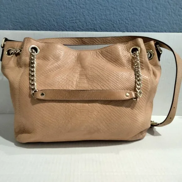 MICHAEL Michael Kors Tan Pebbled Leather Shoulder Bag - Picture 6 of 12